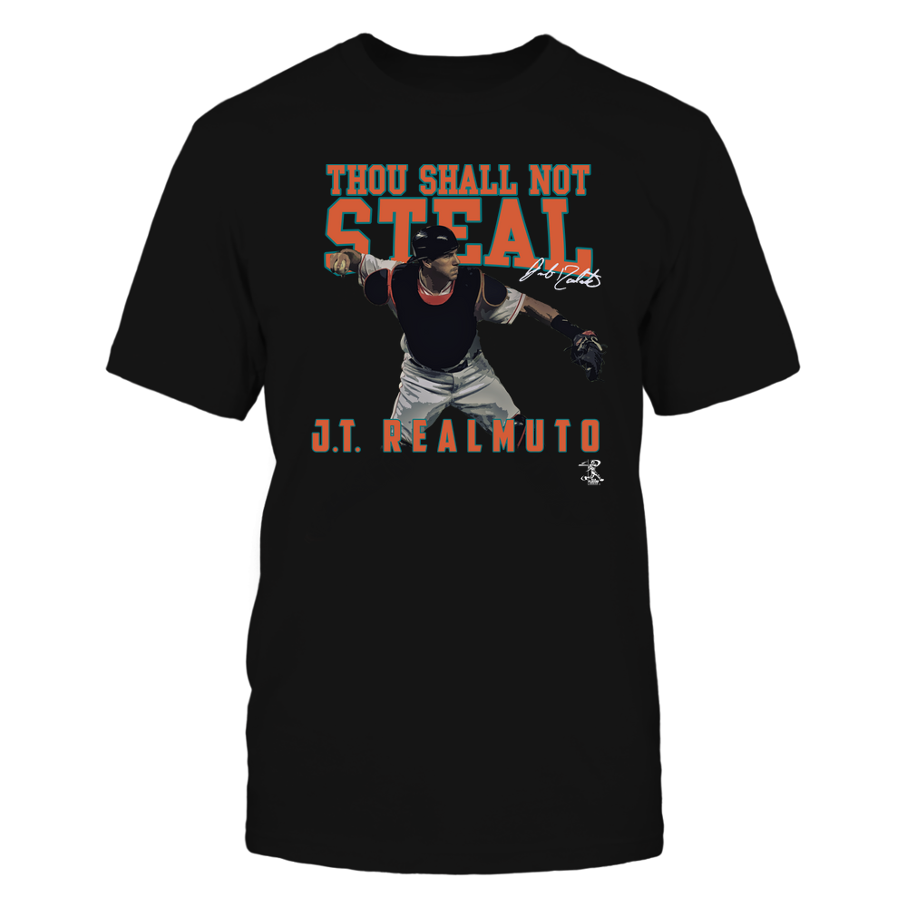 Thou Shall Not Steal - J.T. Realmuto T-Shirt | Philadelphia Pro Baseball | Ballpark MVP | MLBPA