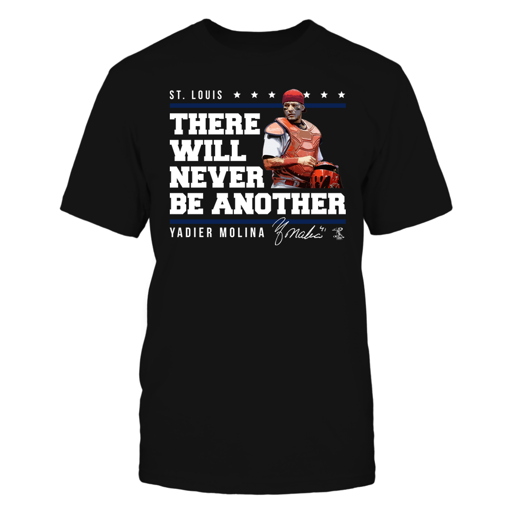 There Will Never Be Another - Yadier Molina Tee | St. Louis Baseball | MLBPA | Ballpark MVP