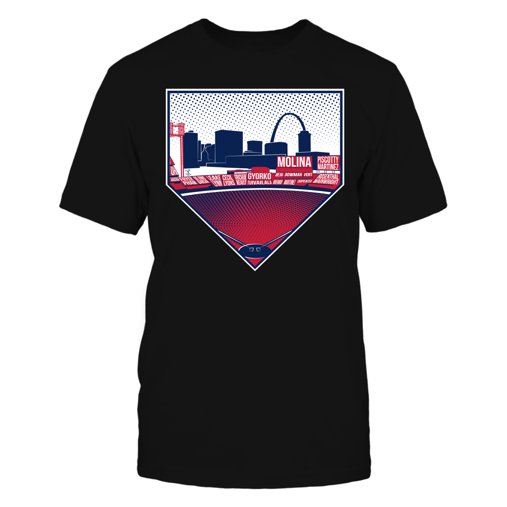 Home Plate - Yadier Molina T-Shirt | St. Louis Pro Baseball | Ballpark MVP | MLBPA