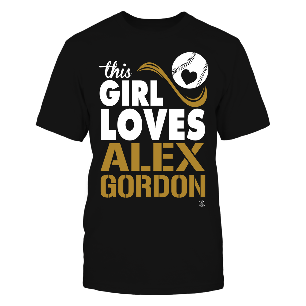 This Girl Loves - Alex Gordon Tee | Kansas Baseball | MLBPA | Ballpark MVP