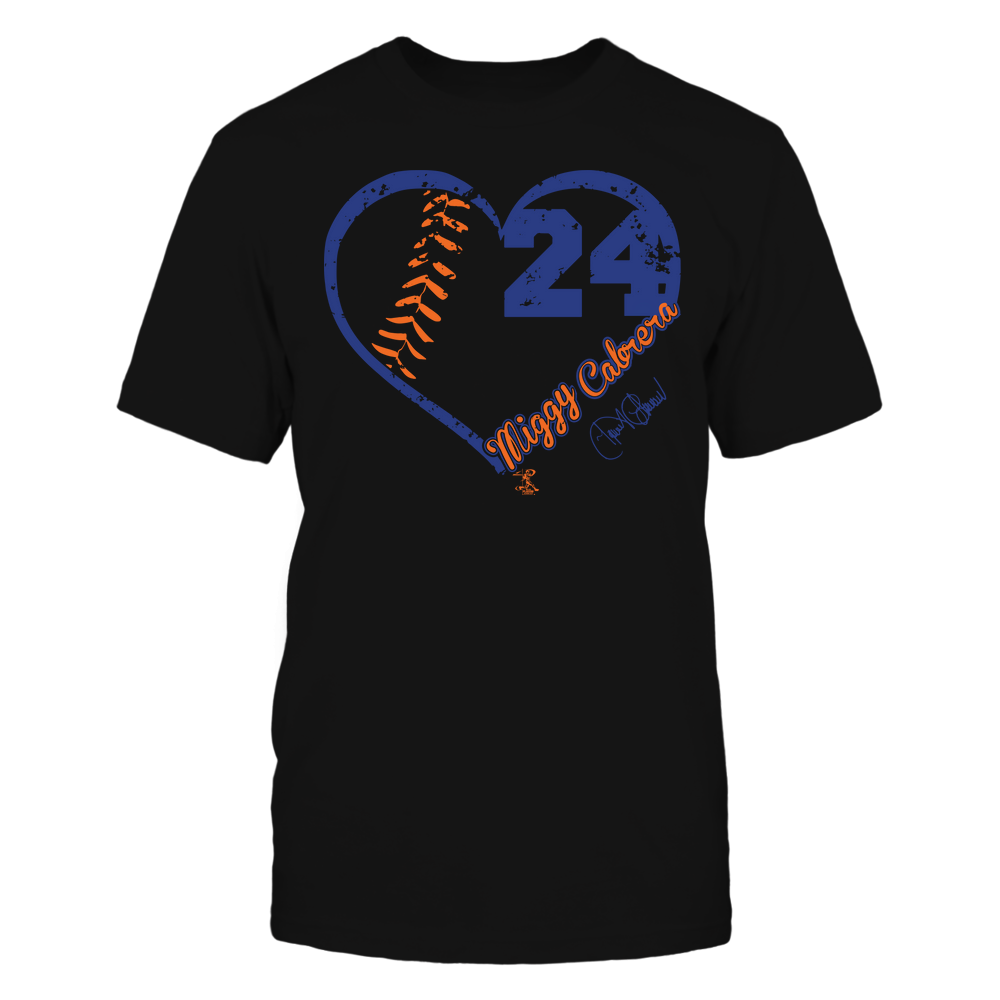 Heart Team - Miguel Cabrera Shirt | Detroit Major League Baseball | Ballpark MVP | MLBPA