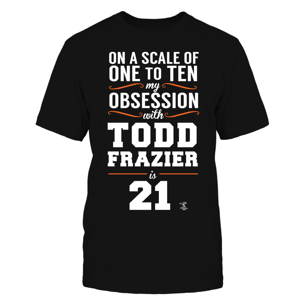 Obsession Level - Todd Frazier Tee | Pittsburgh Baseball | MLBPA | Ballpark MVP