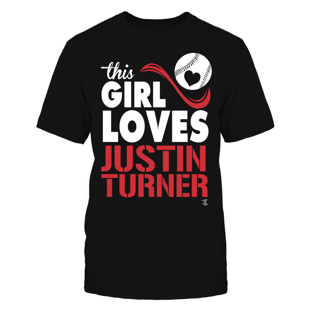 This Girl Loves - Justin Turner Shirt | Los Angeles D Major League Baseball | Ballpark MVP | MLBPA