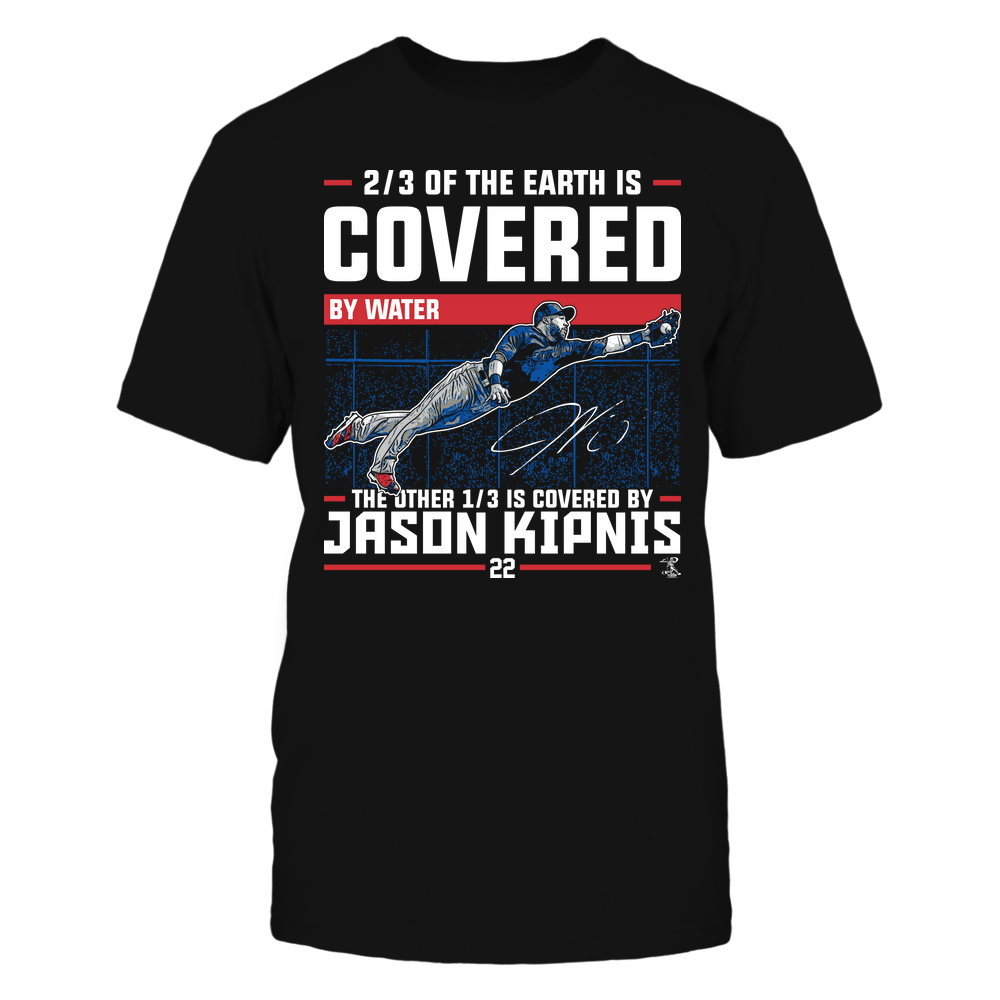 Covered By - Jason Kipnis T-Shirt | Chicago C Pro Baseball | Ballpark MVP | MLBPA