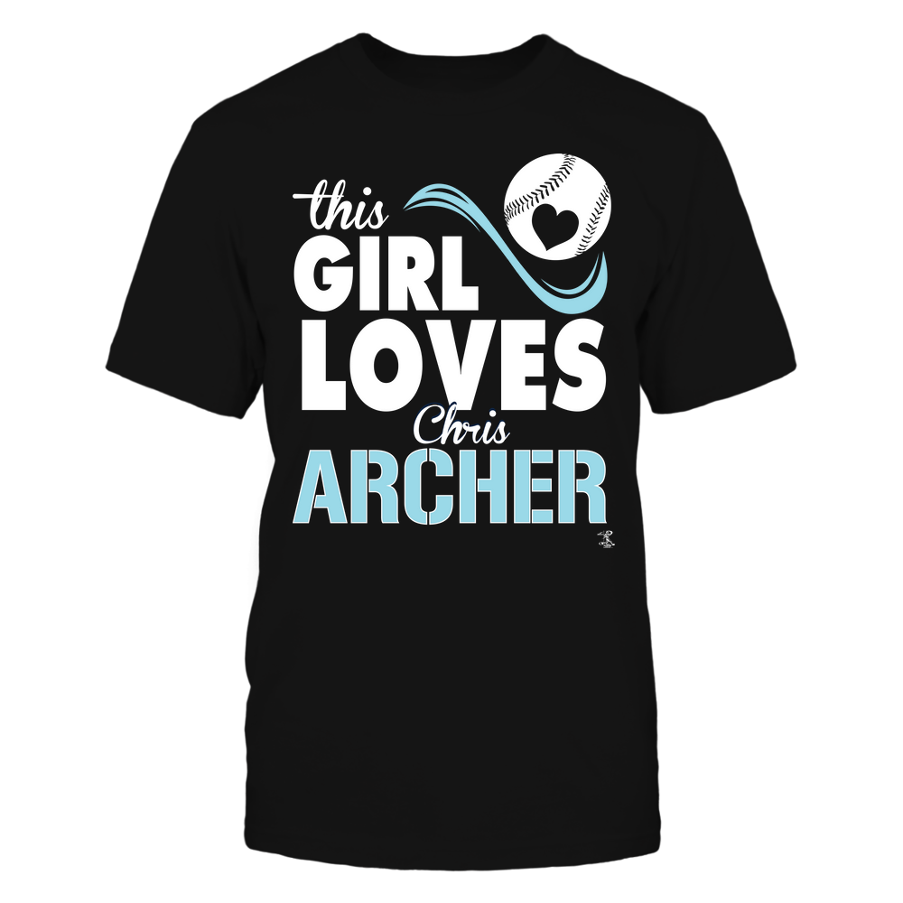 This Girl Loves - Chris Archer Tee | Tampa Bay Baseball | MLBPA | Ballpark MVP