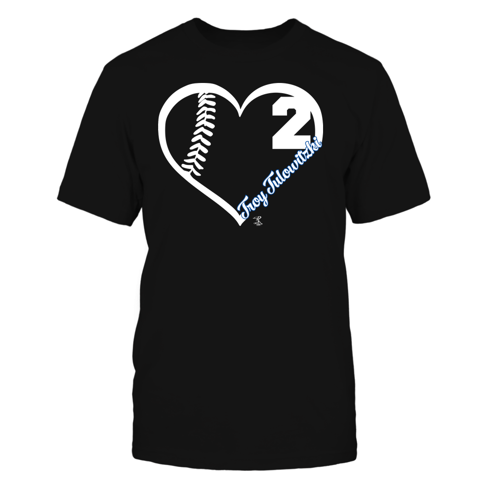 Heart Team - Troy Tulowitzki T-Shirt | Colorado Pro Baseball | Ballpark MVP | MLBPA