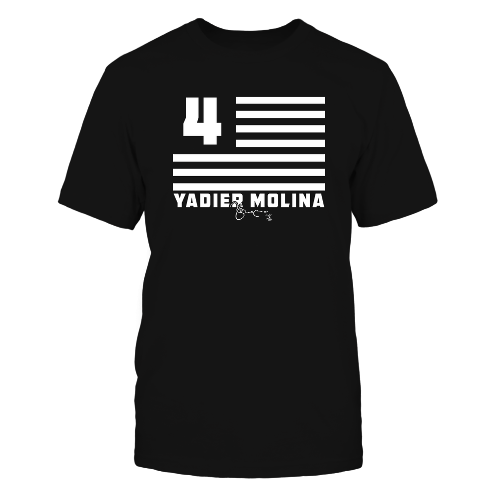 Flag Stripes - Yadier Molina Shirt | St. Louis Major League Baseball | Ballpark MVP | MLBPA