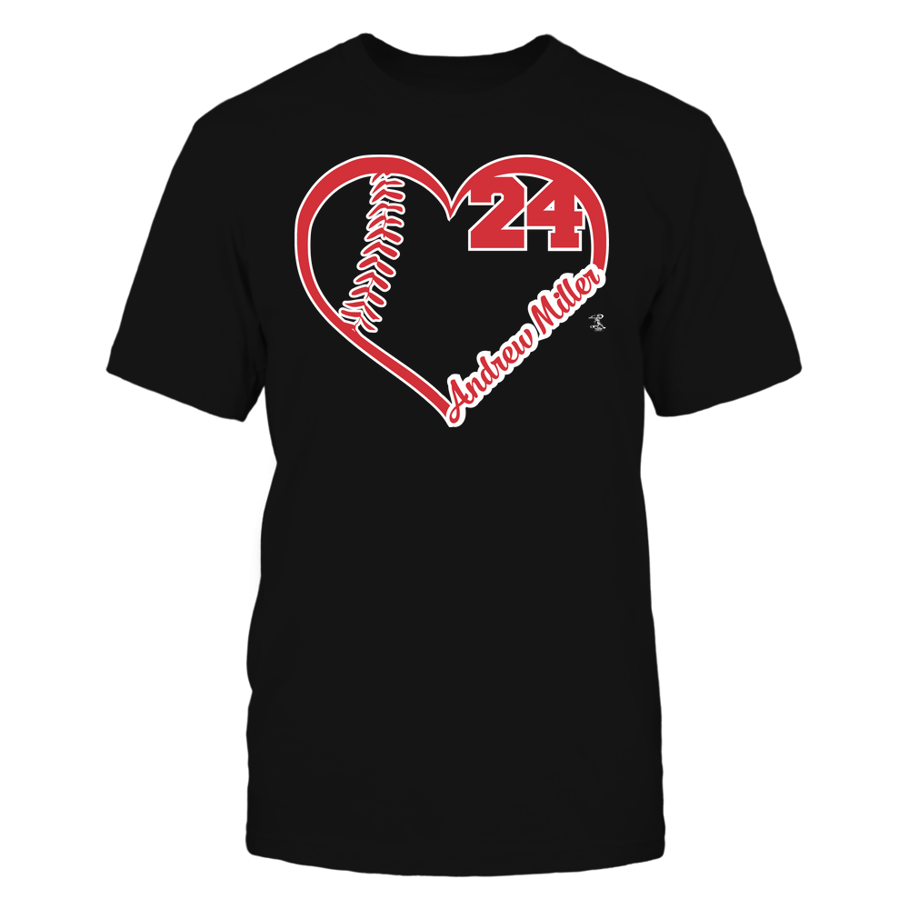 Heart Team - Andrew Miller Tee | St. Louis Baseball | MLBPA | Ballpark MVP