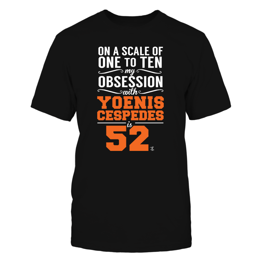 Obsession Level - Yoenis Cespedes T-Shirt | New York M Pro Baseball | Ballpark MVP | MLBPA