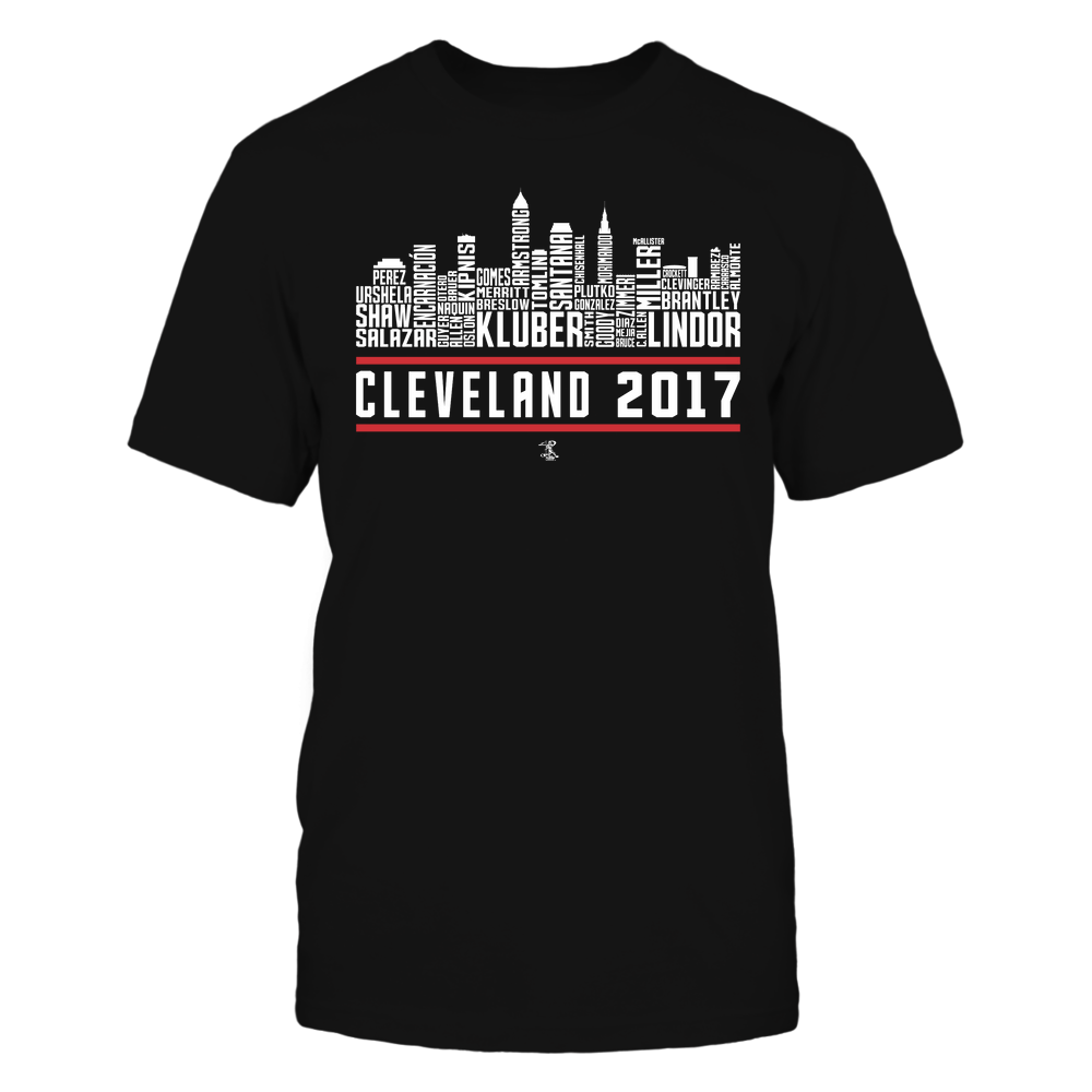 Skyline - Corey Kluber T-Shirt | Cleveland Pro Baseball | Ballpark MVP | MLBPA