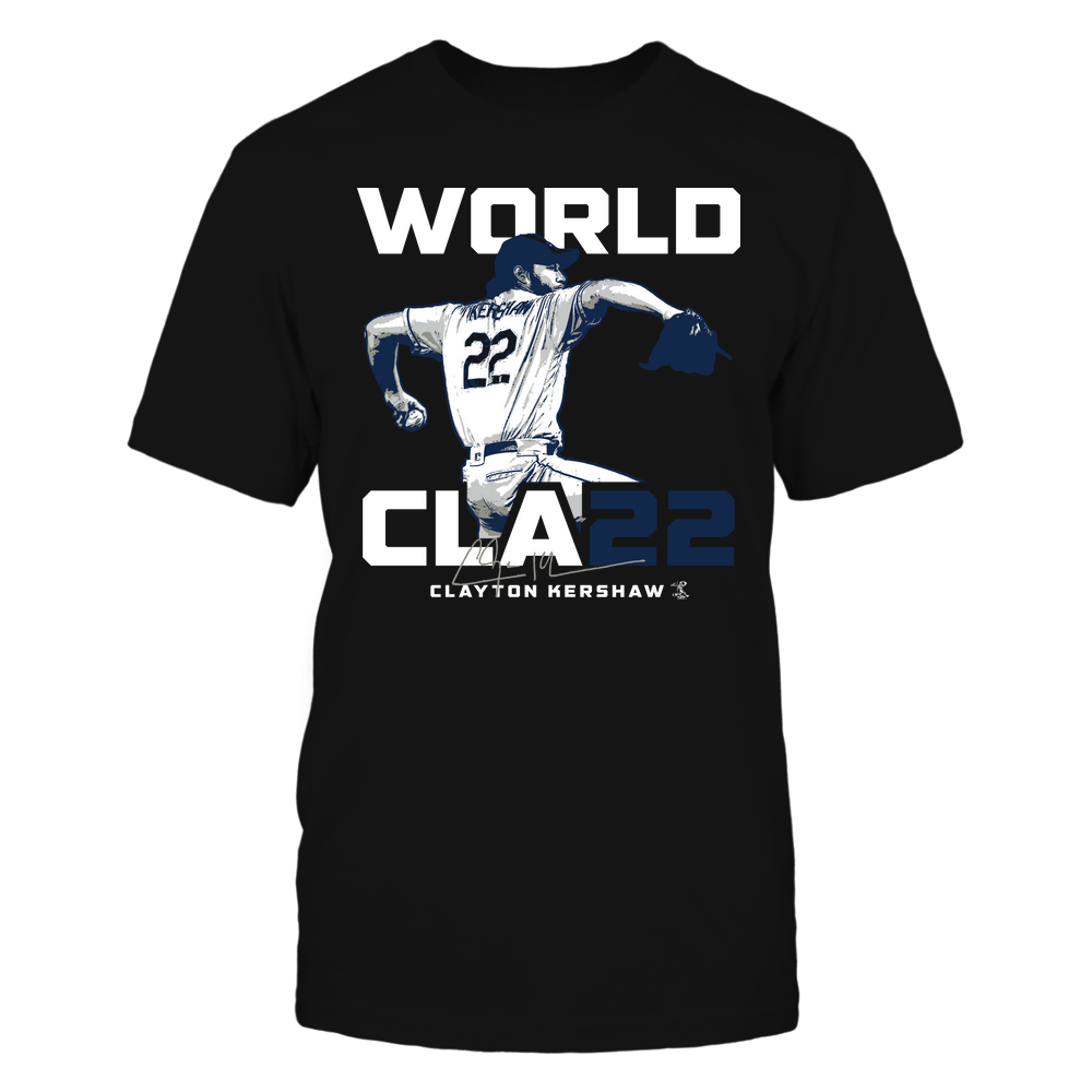 Clayton Kershaw Tee | Los Angeles D Baseball | MLBPA | Ballpark MVP