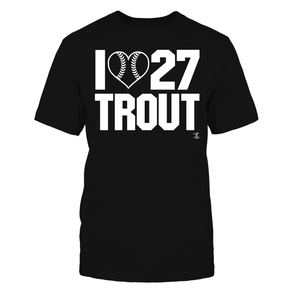 Heart Number - Mike Trout Tee | Los Angeles A Baseball | MLBPA | Ballpark MVP