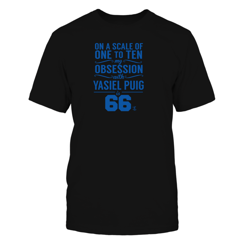 Obsession Level - Yasiel Puig Shirt | Los Angeles D Major League Baseball | Ballpark MVP | MLBPA