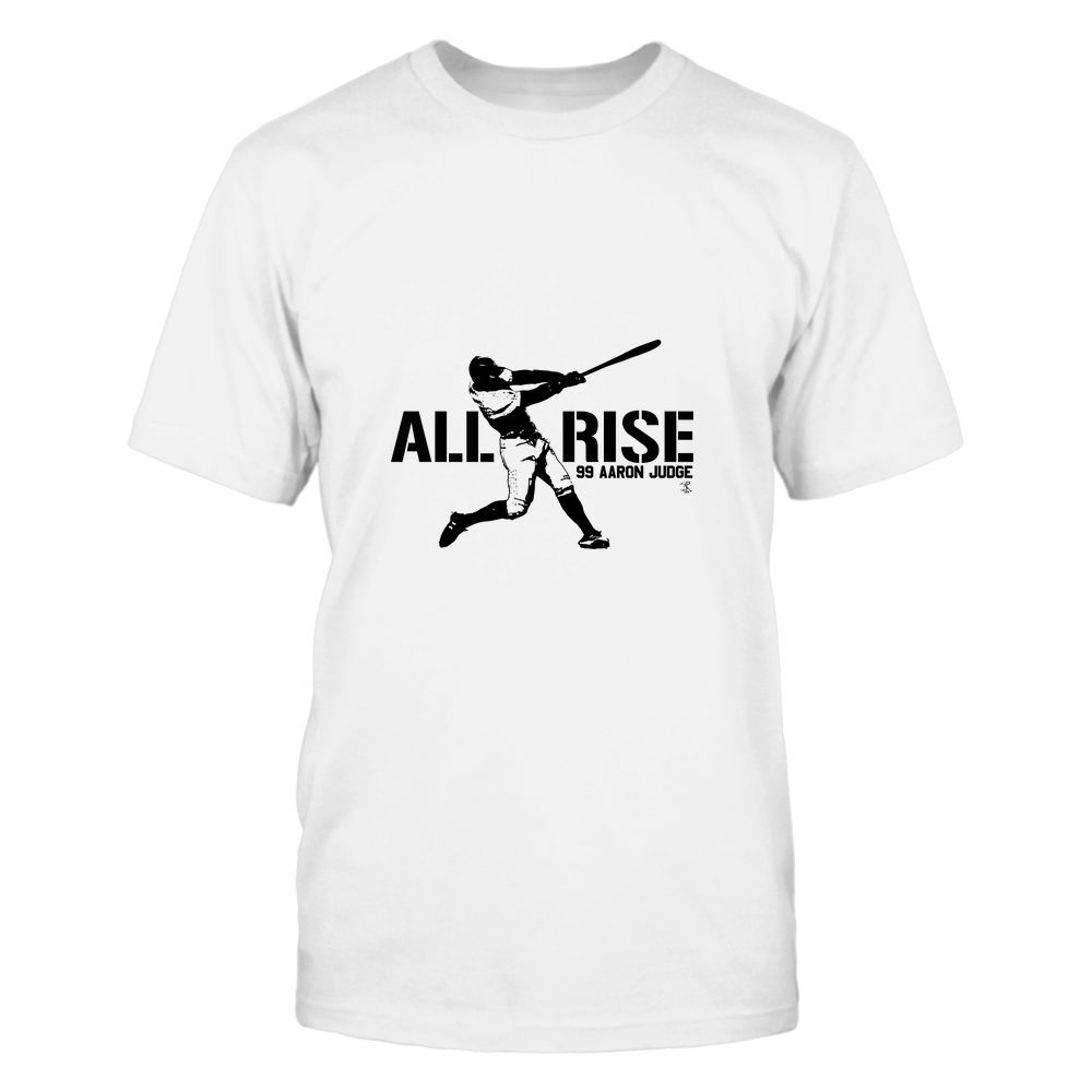 ALL RISE - Aaron Judge T-Shirt | New York Y Pro Baseball | Ballpark MVP | MLBPA