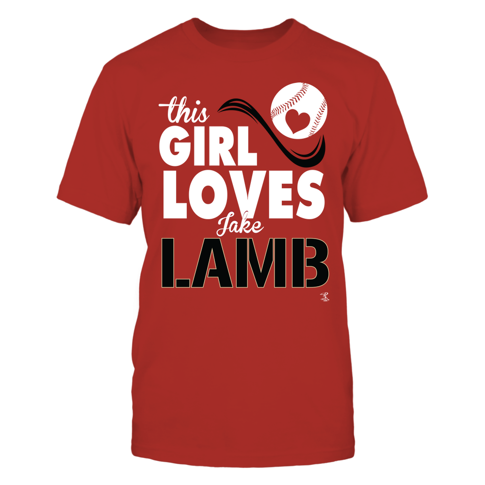 This Girl Loves - Jake Lamb T-Shirt | Pro Baseball | Ballpark MVP | MLBPA