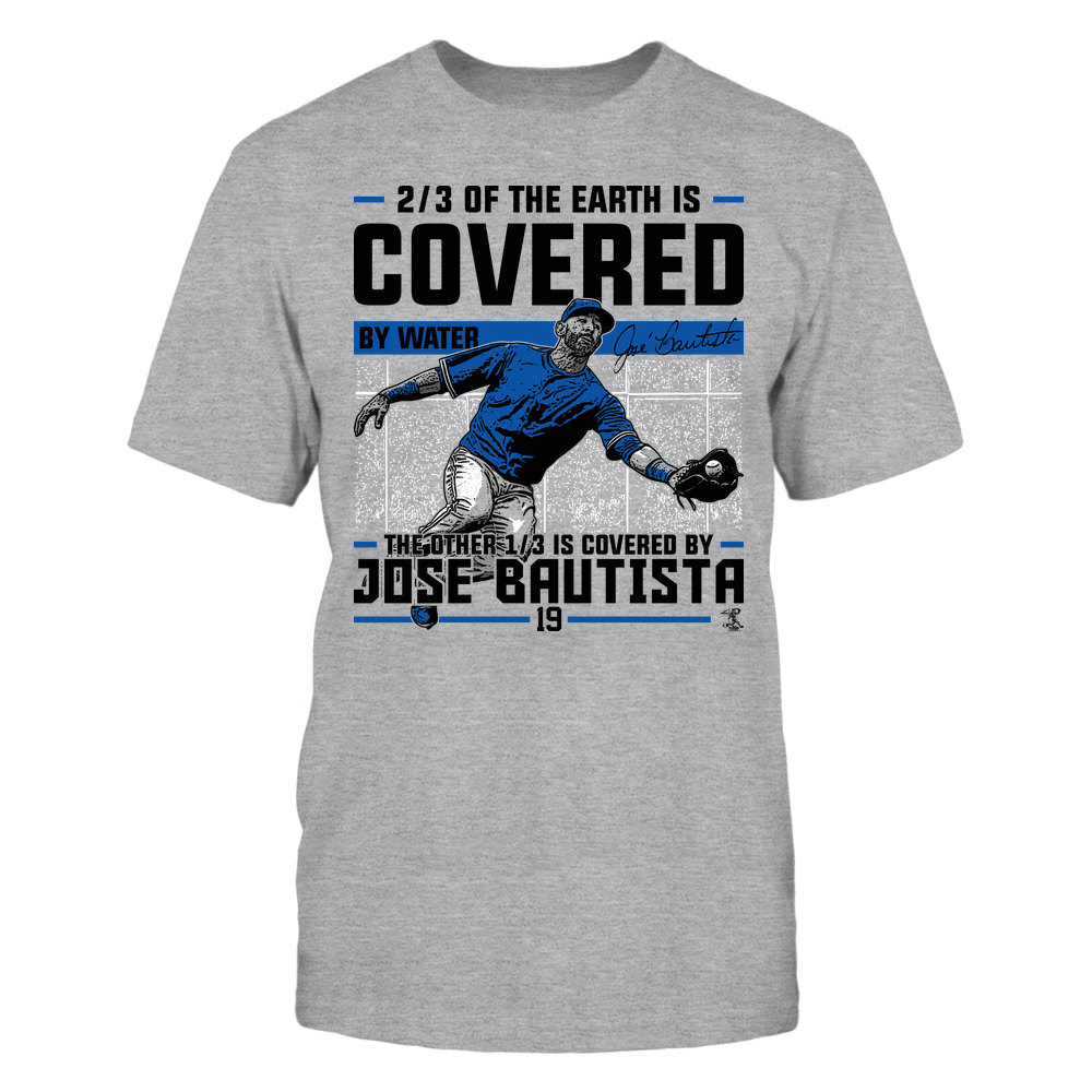 Covered By - Jose Bautista Tee | Toronto Baseball | MLBPA | Ballpark MVP