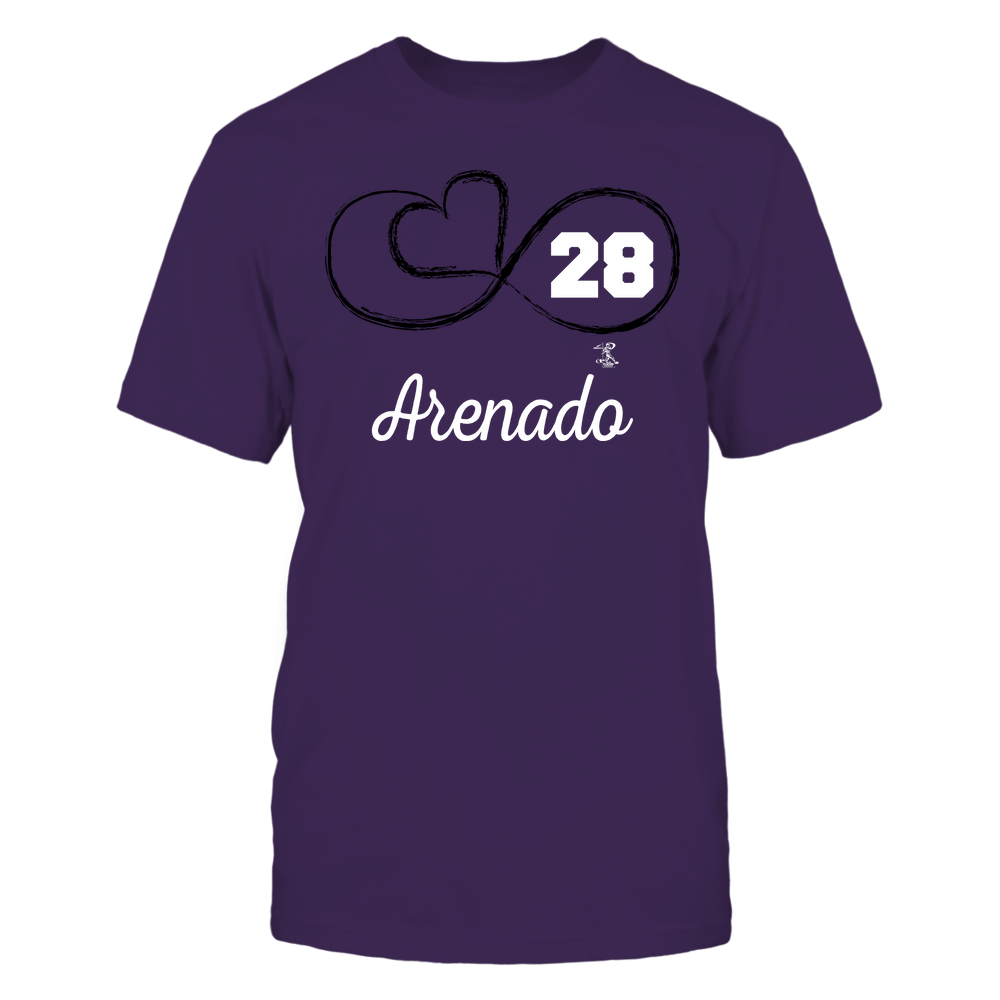 Infinite Heart - Nolan Arenado T-Shirt | Colorado Pro Baseball | Ballpark MVP | MLBPA