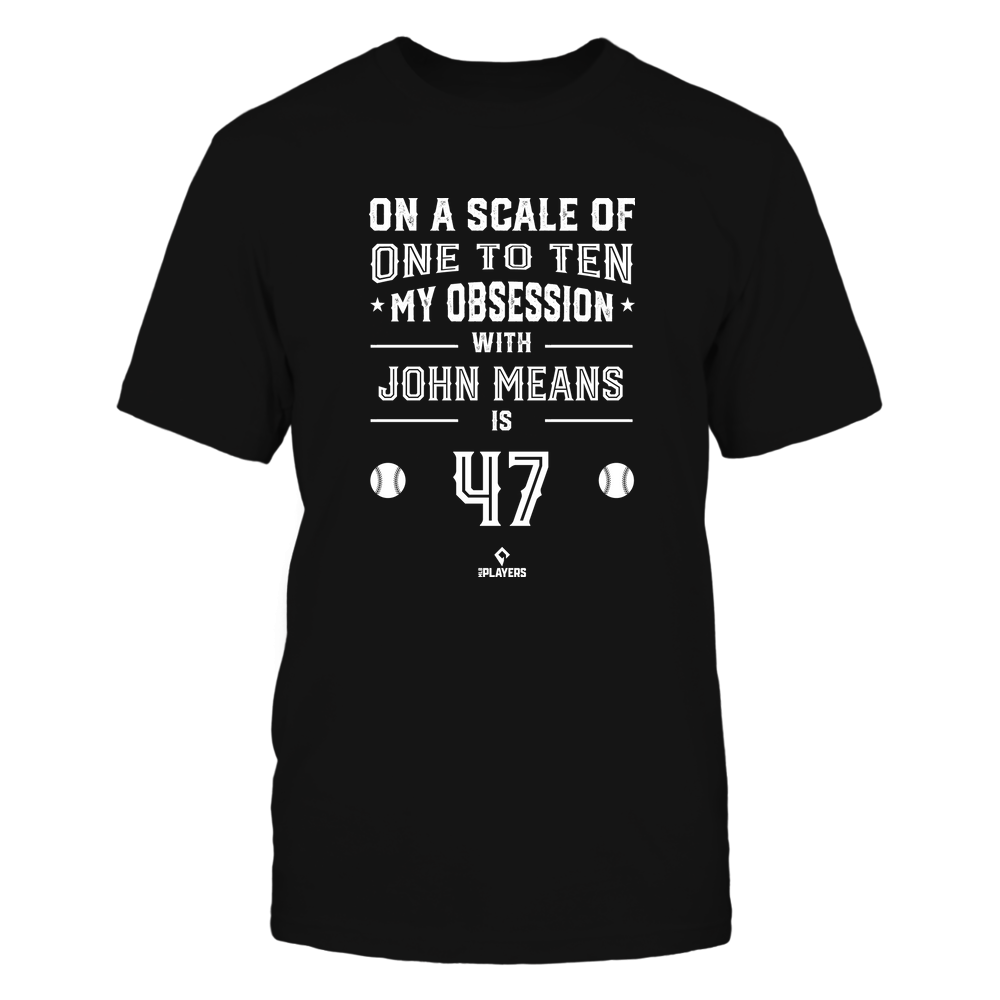 Obsession - John Means Tee | Baltimore Baseball | MLBPA | Ballpark MVP