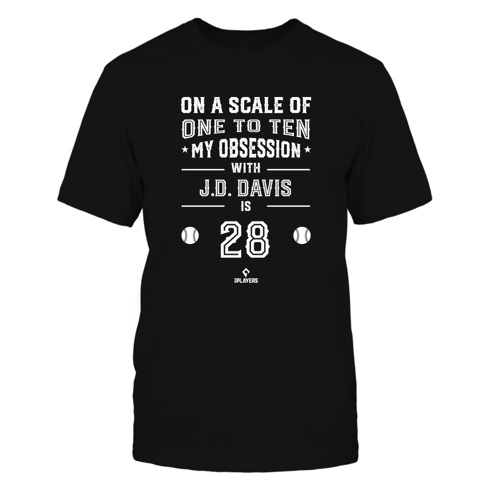 Obsession - JD Davis Shirt | New York M Major League Baseball | Ballpark MVP | MLBPA