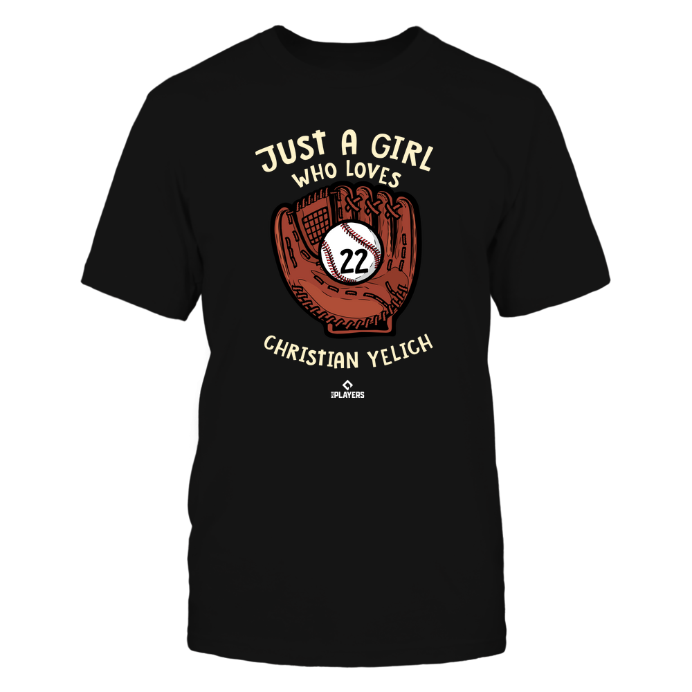 A Girl Who Loves - Christian Yelich Tee | Milwaukee Baseball | MLBPA | Ballpark MVP