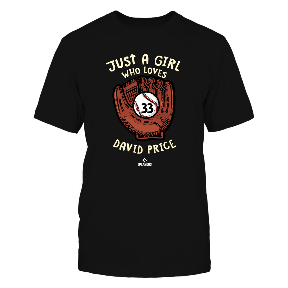 A Girl Who Loves - David Price Shirt | Los Angeles D Major League Baseball | Ballpark MVP | MLBPA