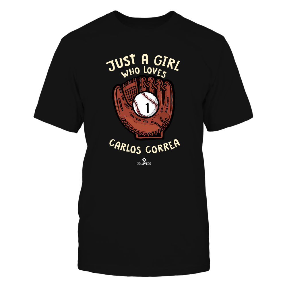 A Girl Who Loves - Carlos Correa Tee | Houston Baseball | MLBPA | Ballpark MVP