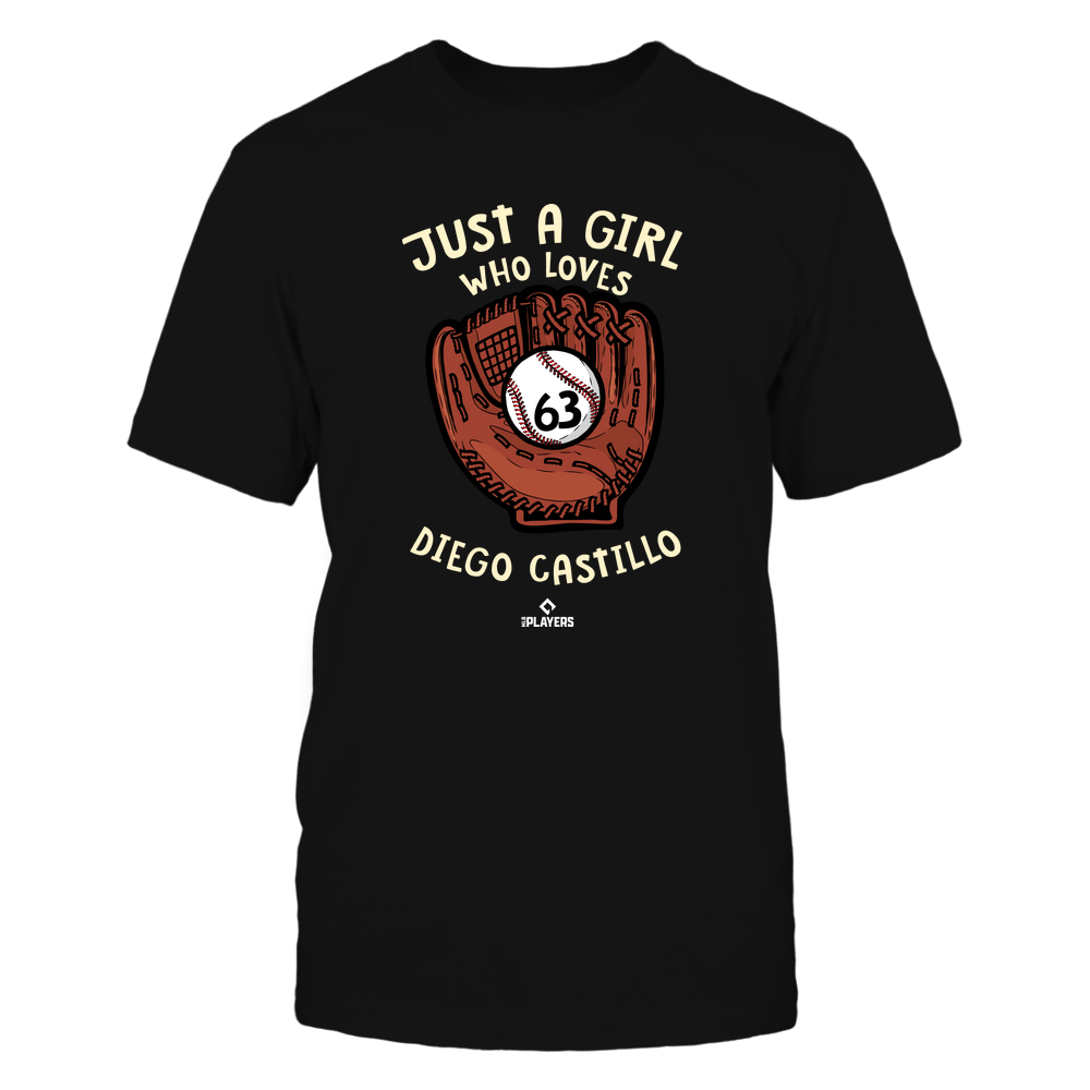 A Girl Who Loves - Diego Castillo T-Shirt | Seattle Pro Baseball | Ballpark MVP | MLBPA