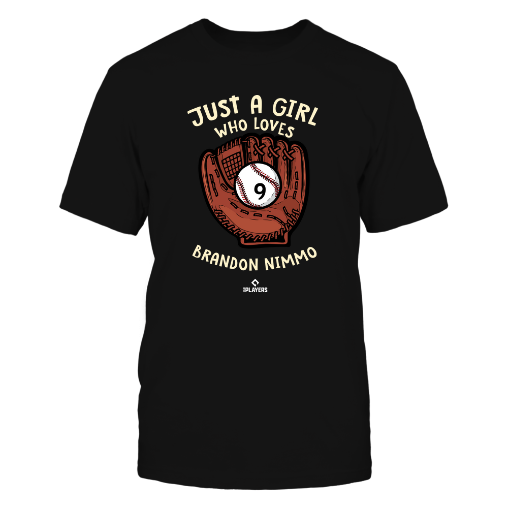 A Girl Who Loves - Brandon Nimmo T-Shirt | New York M Pro Baseball | Ballpark MVP | MLBPA