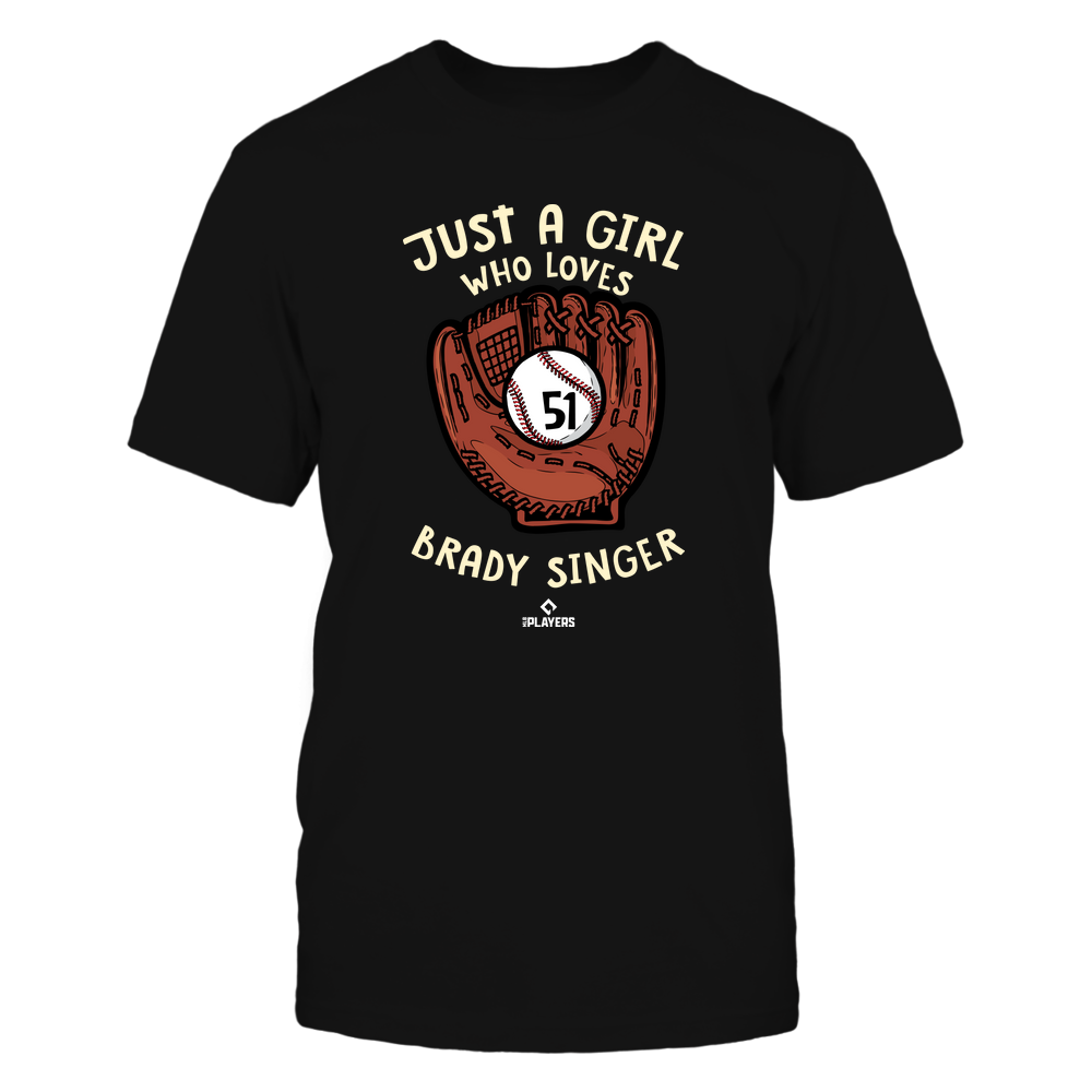 A Girl Who Loves - Brady Singer Tee | Kansas Baseball | MLBPA | Ballpark MVP