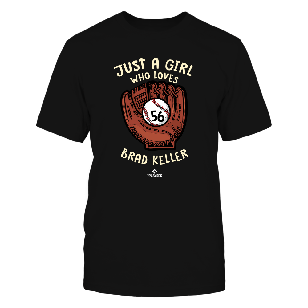 A Girl Who Loves - Brad Keller T-Shirt | Kansas Pro Baseball | Ballpark MVP | MLBPA