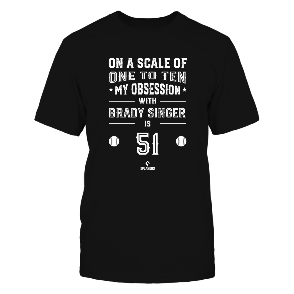 Obsession - Brady Singer T-Shirt | Kansas Pro Baseball | Ballpark MVP | MLBPA