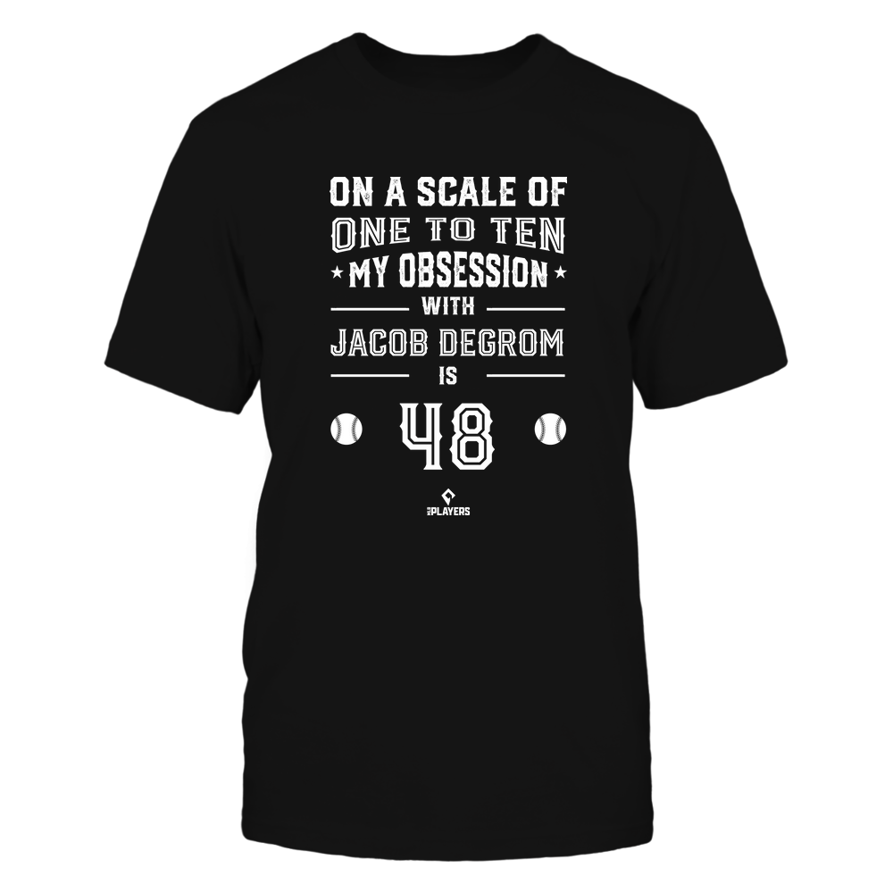 Obsession - Jacob deGrom T-Shirt | New York M Pro Baseball | Ballpark MVP | MLBPA