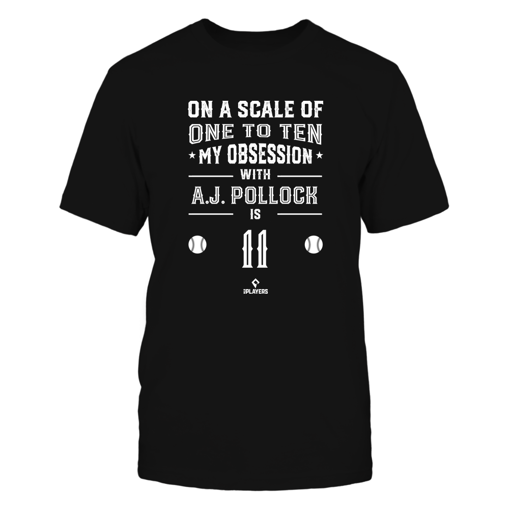 Obsession - AJ Pollock Tee | Los Angeles D Baseball | MLBPA | Ballpark MVP