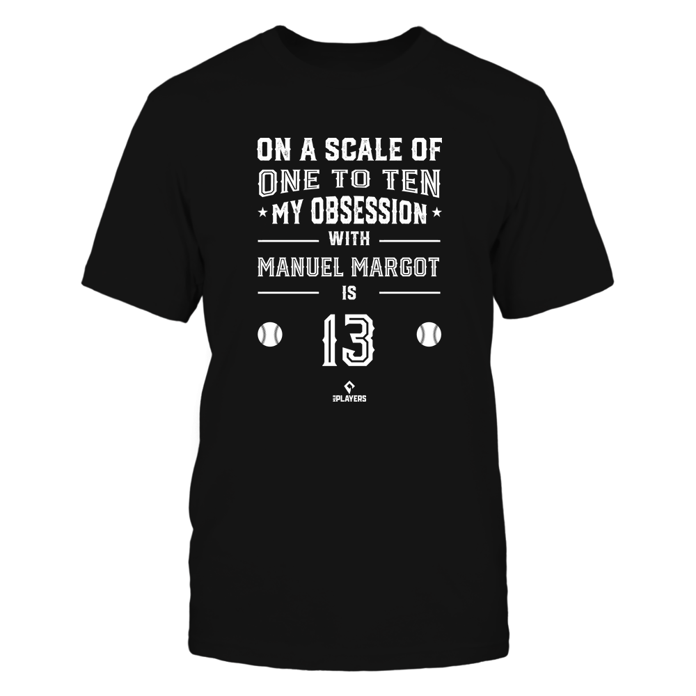 Obsession - Manuel Margot T-Shirt | Tampa Bay Pro Baseball | Ballpark MVP | MLBPA