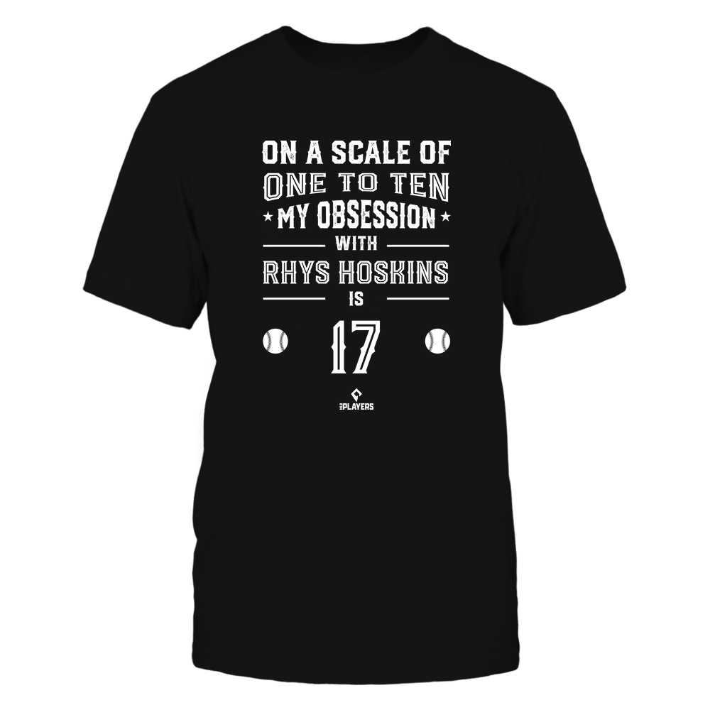 Obsession - Rhys Hoskins T-Shirt | Philadelphia Pro Baseball | Ballpark MVP | MLBPA