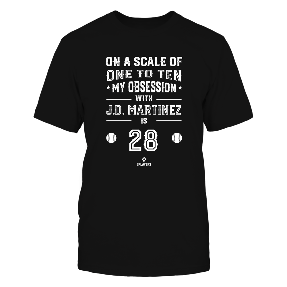 Obsession - JD Martinez Shirt | Boston Major League Baseball | Ballpark MVP | MLBPA