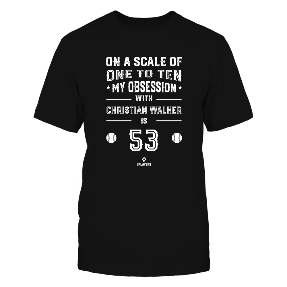 Obsession - Christian Walker T-Shirt | Pro Baseball | Ballpark MVP | MLBPA
