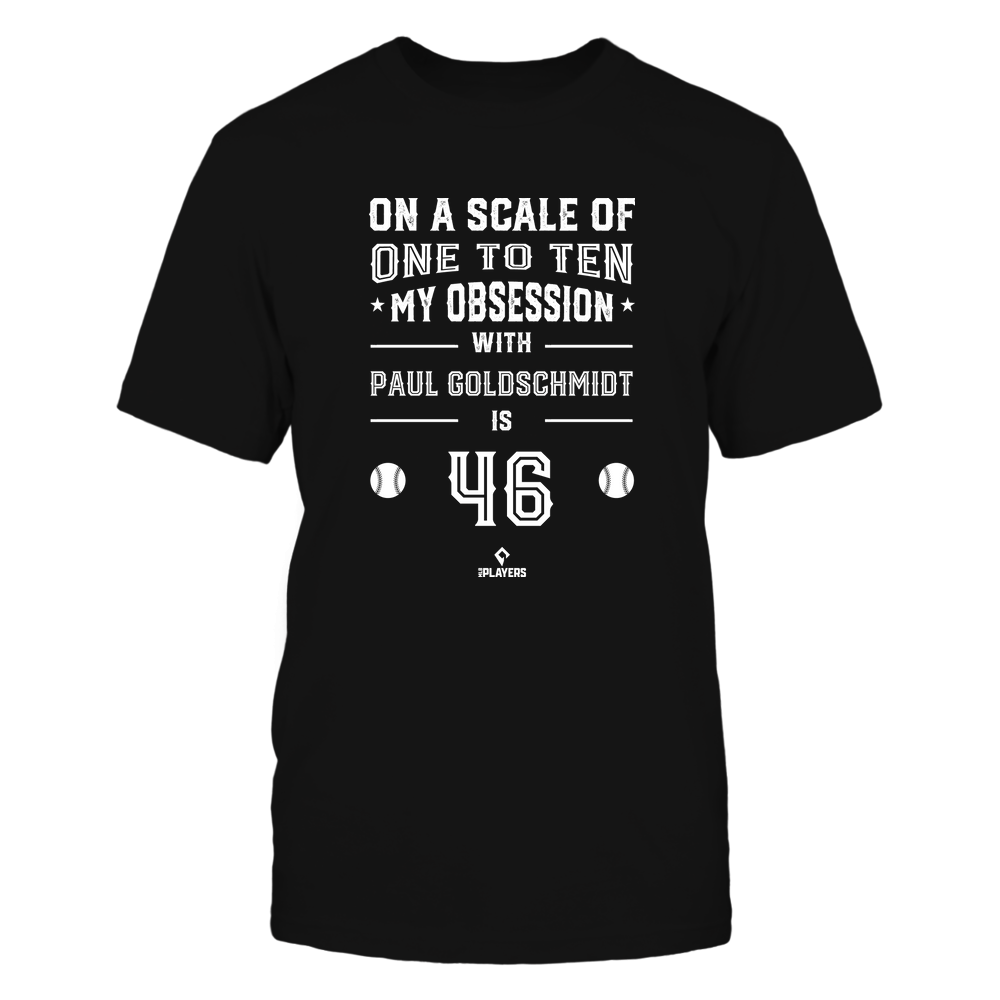 Obsession - Paul Goldschmidt Tee | St. Louis Baseball | MLBPA | Ballpark MVP