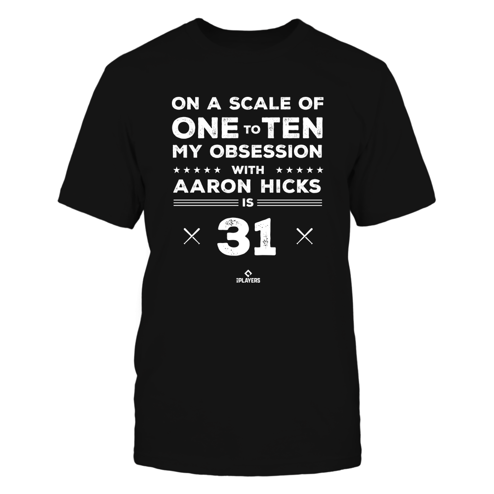 Obsession - Aaron Hicks T-Shirt | New York Y Pro Baseball | Ballpark MVP | MLBPA