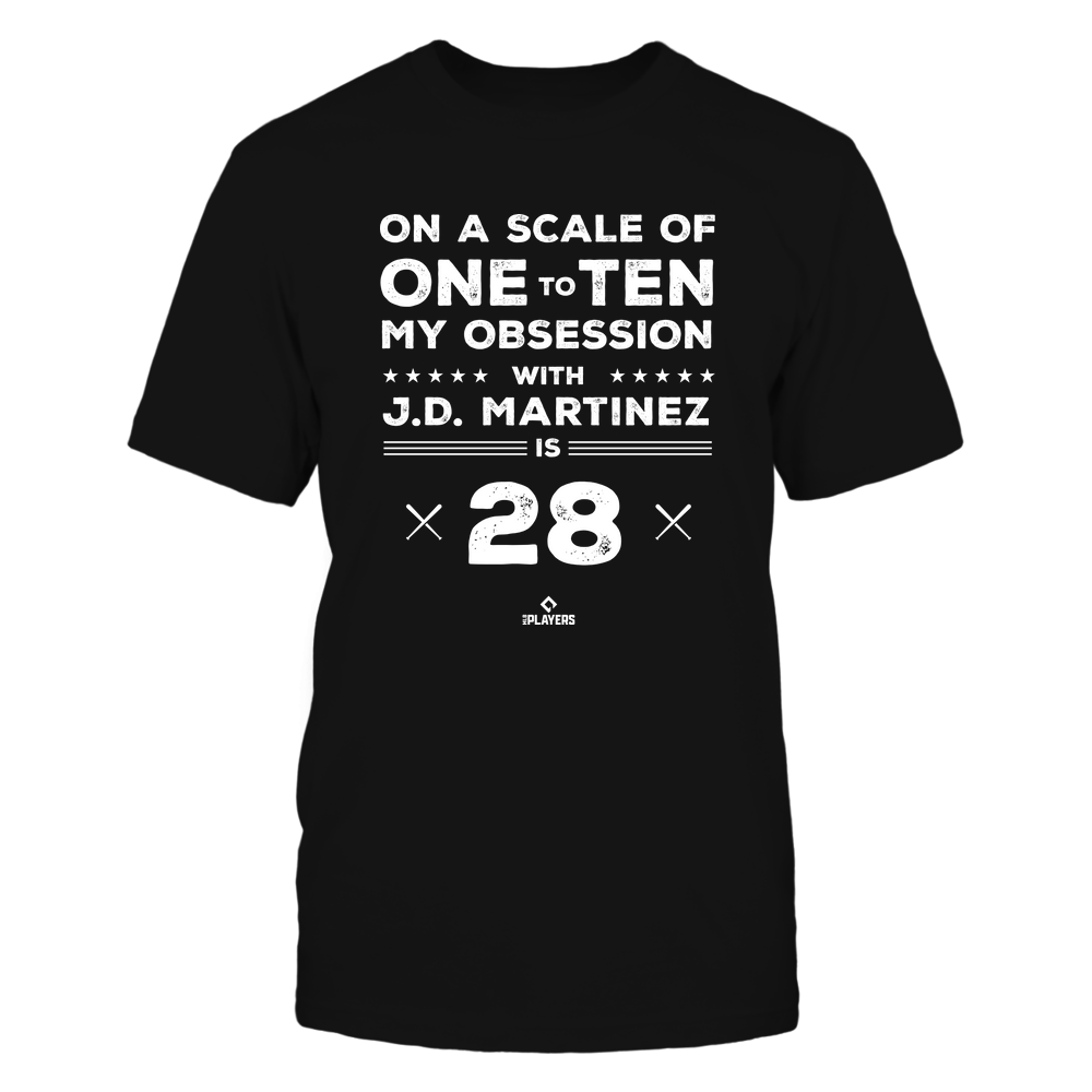 Obsession - JD Martinez Shirt | Boston Major League Baseball | Ballpark MVP | MLBPA