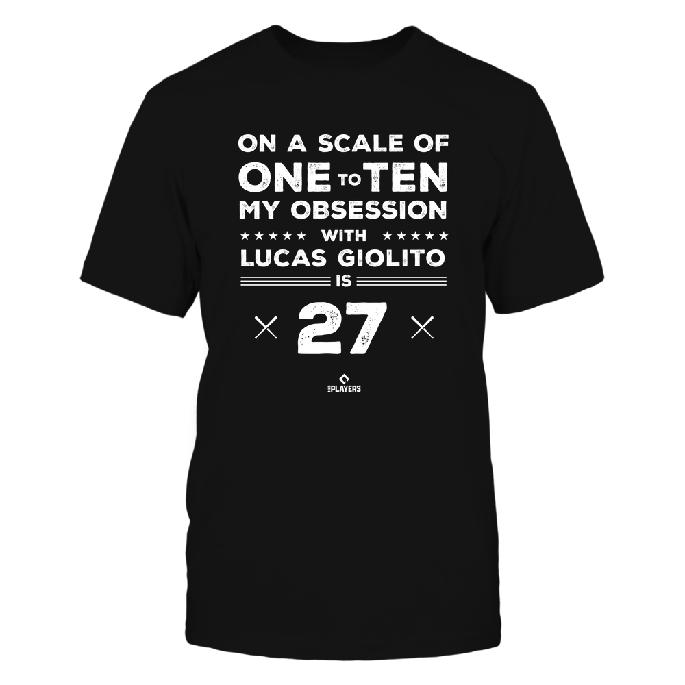 Obsession - Lucas Giolito T-Shirt | Chicago W Pro Baseball | Ballpark MVP | MLBPA