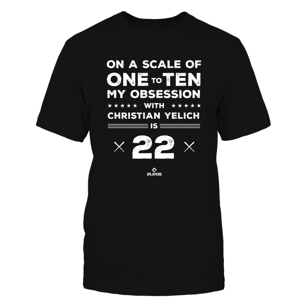 Obsession - Christian Yelich Tee | Milwaukee Baseball | MLBPA | Ballpark MVP