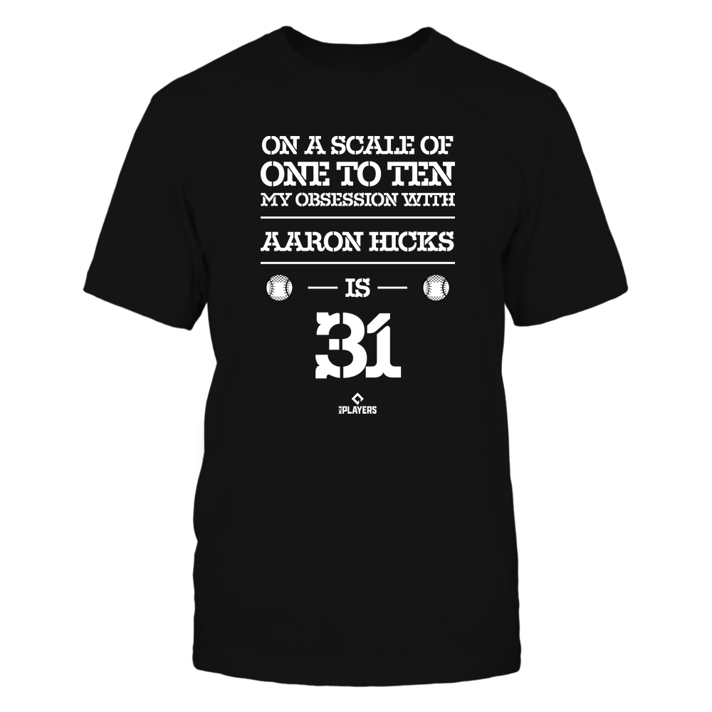 Obsession - Aaron Hicks Tee | New York Y Baseball | MLBPA | Ballpark MVP