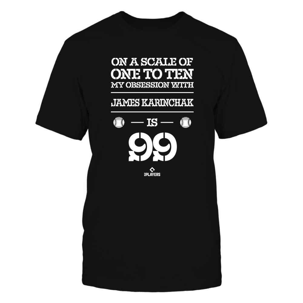 Obsession - James Karinchak T-Shirt | Cleveland Pro Baseball | Ballpark MVP | MLBPA