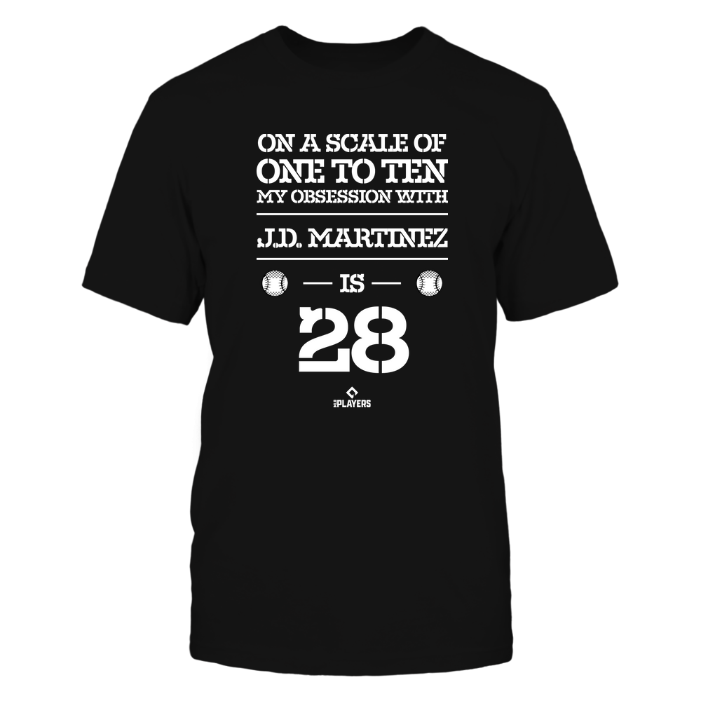 Obsession - JD Martinez Shirt | Boston Major League Baseball | Ballpark MVP | MLBPA