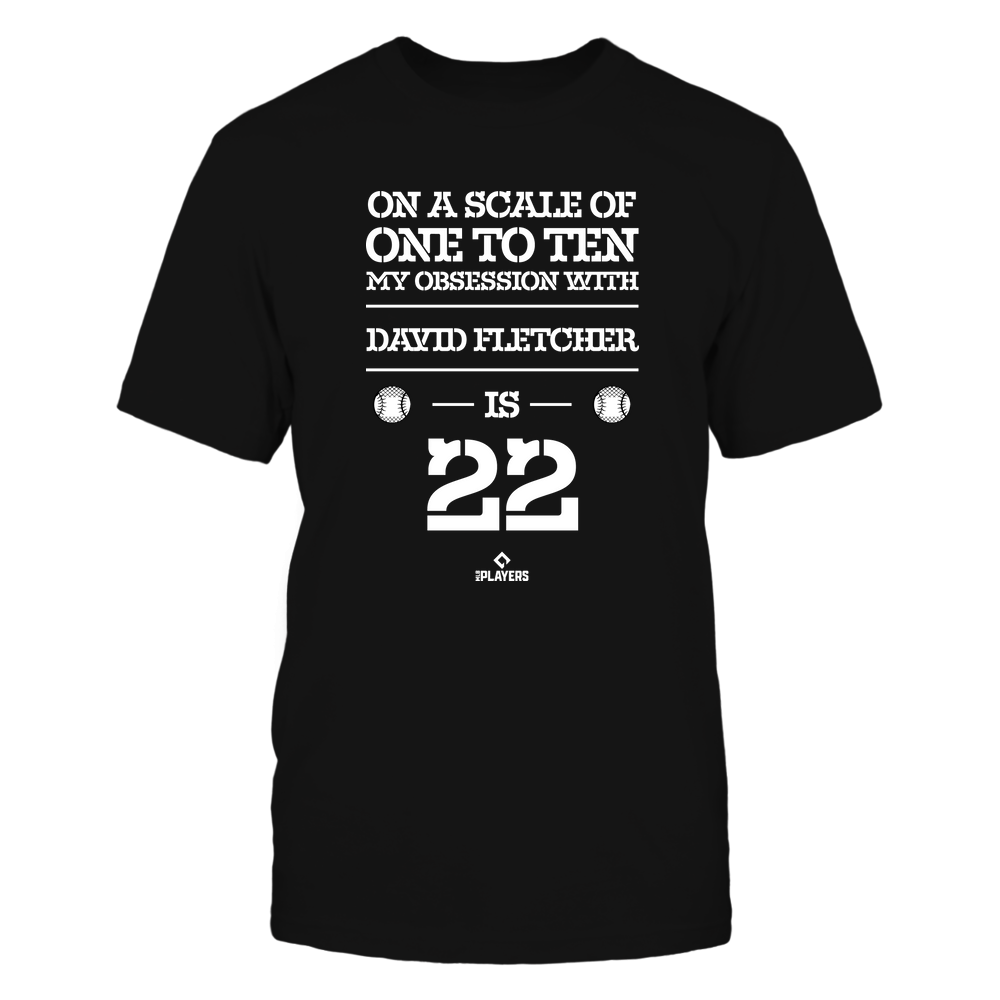 Obsession - David Fletcher T-Shirt | Los Angeles A Pro Baseball | Ballpark MVP | MLBPA