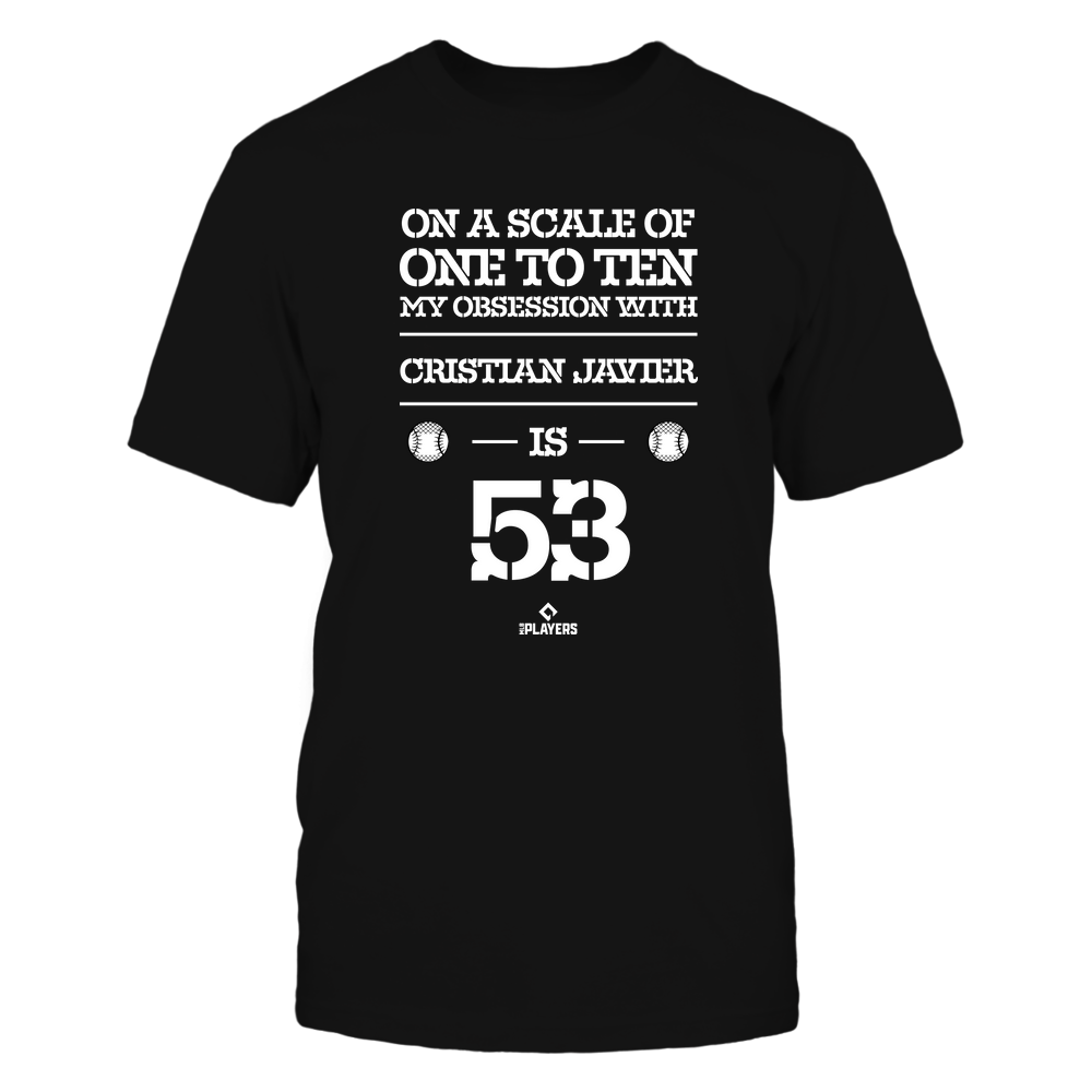 Obsession - Cristian Javier Shirt | Houston Major League Baseball | Ballpark MVP | MLBPA