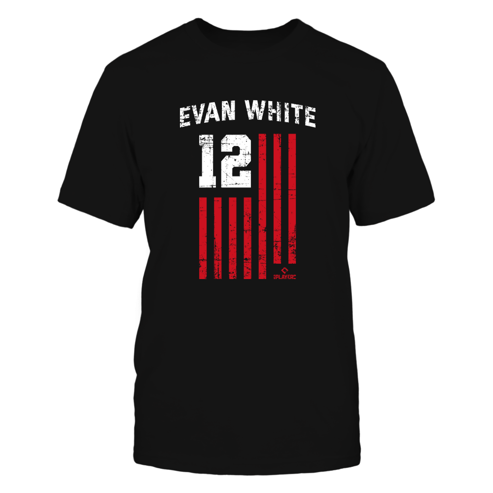 Vintage Flag - Evan White Tee | Seattle Baseball | MLBPA | Ballpark MVP