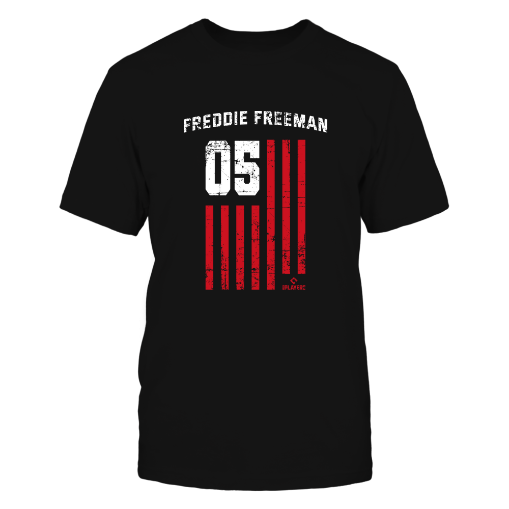 Vintage Flag - Freddie Freeman Shirt | Atlanta Major League Baseball | Ballpark MVP | MLBPA