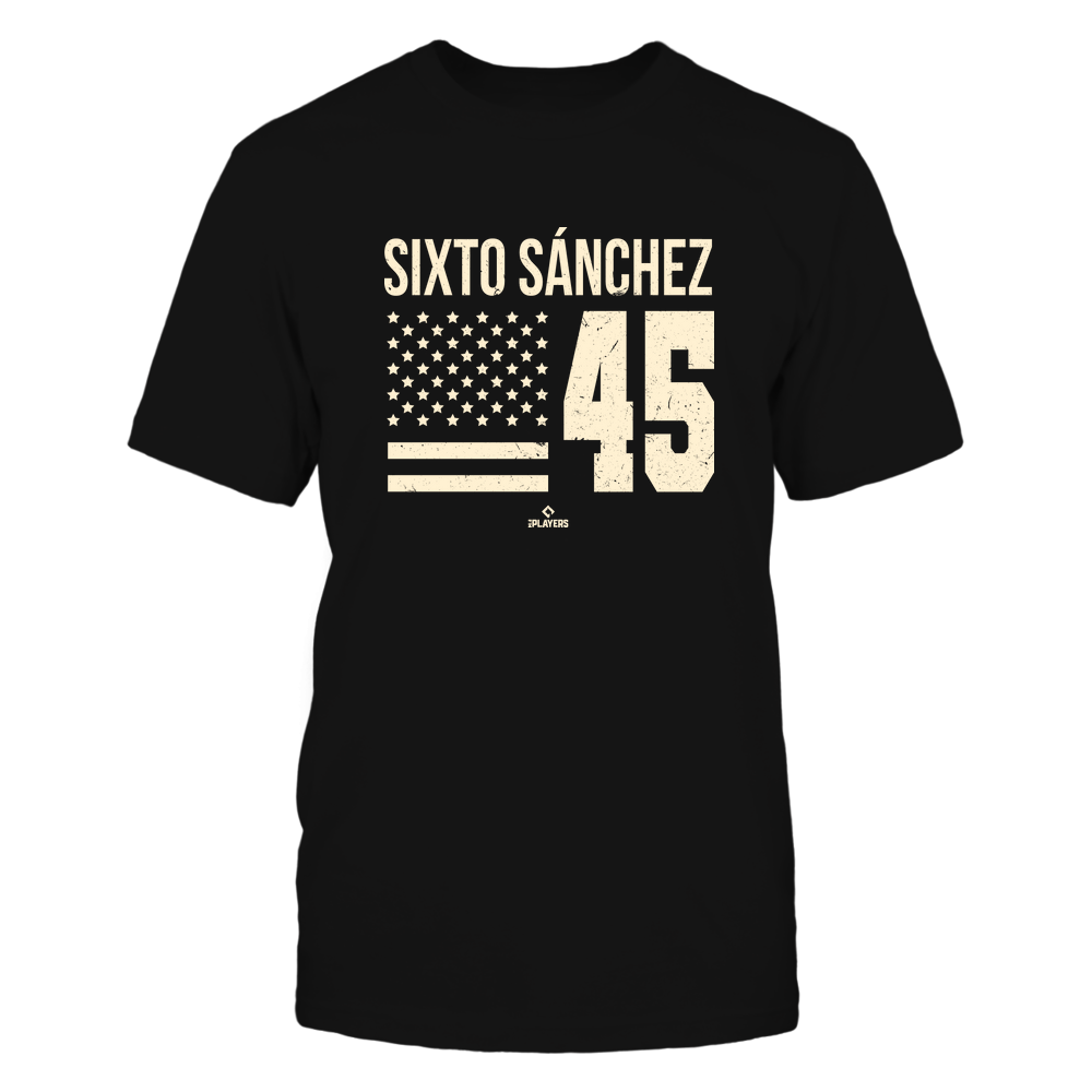 Vintage Flag - Sixto Sanchez T-Shirt | Miami Pro Baseball | Ballpark MVP | MLBPA